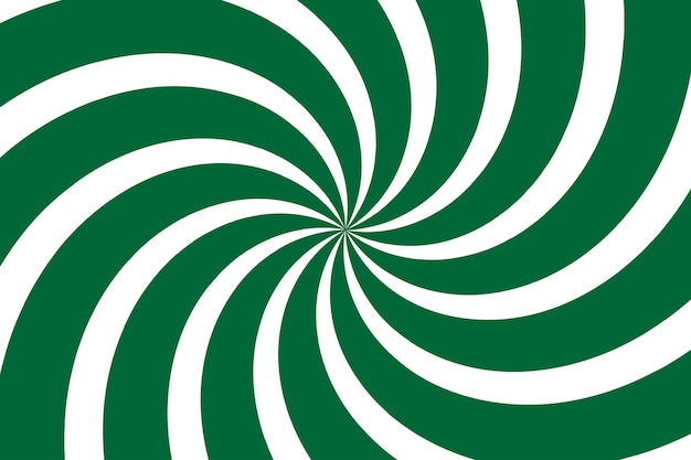 Vector spiral green and white twist background