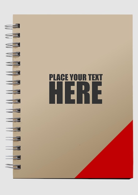 Spiral notepad Color vector