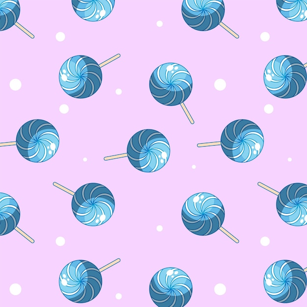 Spiral sweet lollipop candy vector illustrationxDxA