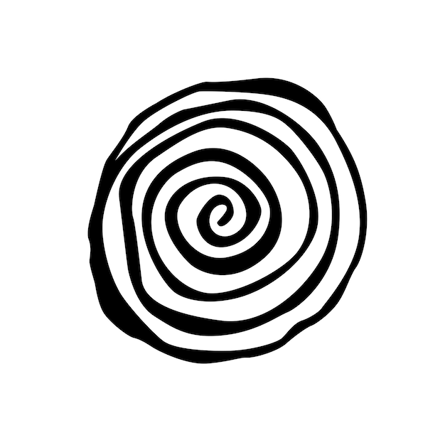 The Spiral swirls Speed circular symbol twisted swirl elements psychedelic hypnosis symbols modern texture art logo vector signs