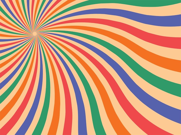 Vector spiral vector colorfull colors element