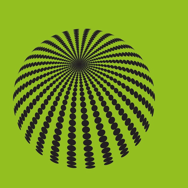 Vector spiral vector swirl circle logo