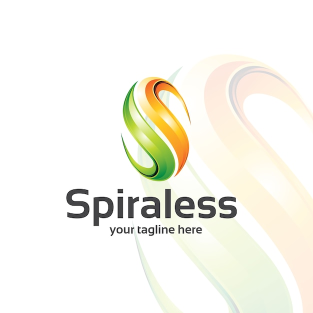 Modello di logo spiraless