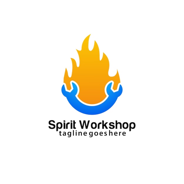 Spirit Workshop logo design template