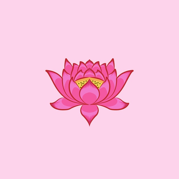 spiritual lotus logo Art Illustration