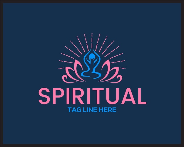 Spiritueel logo ontwerpbestand