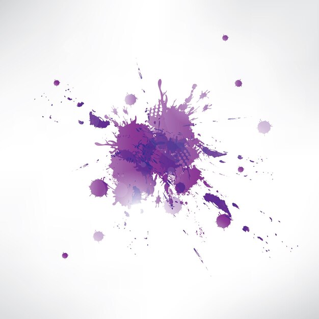 Vector splash on abstract background