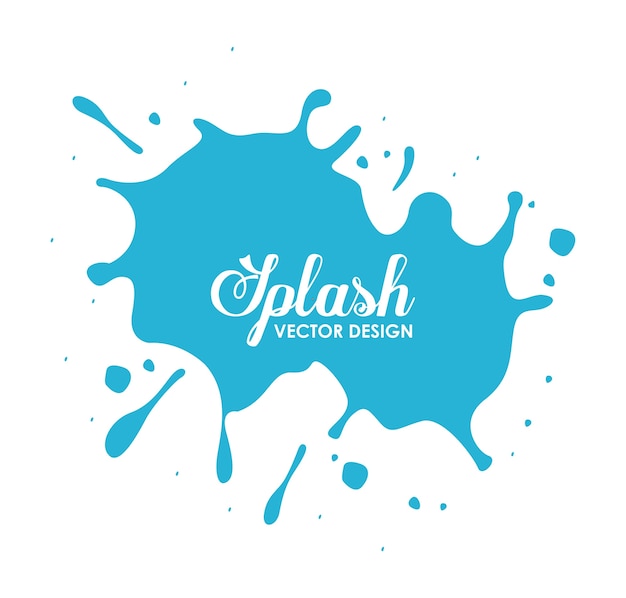 Concetto di splash design