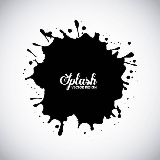 Concetto di splash design