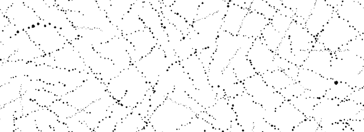 Vector splashed dots seamless texture distress sprinkled paint drop background black grain grunge speckle