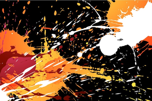 Splatter achtergrondontwerp sjabloon