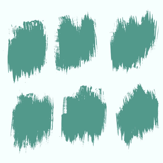 Splatter grunge texture vector brush stroke big set