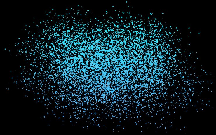 Vector splatters blue abstract background premium vector