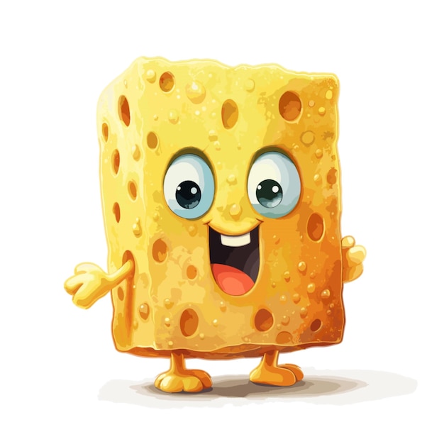 Sponge vector on white background