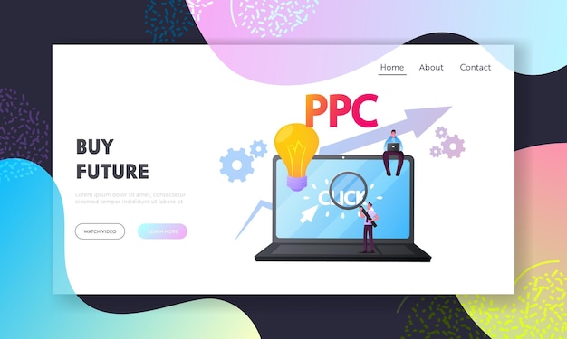 Sponsored Listing, Pay Per Click Landing Page Template