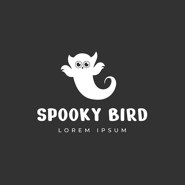 Spookachtige Logo Illustratie