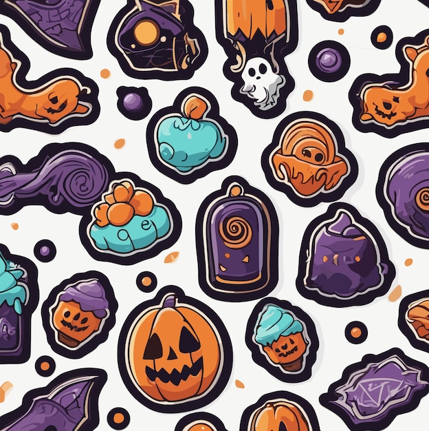 Spooky halloween candies