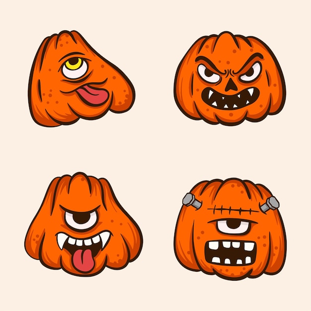 Spooky Halloween Stickers for Halloween Character Collection