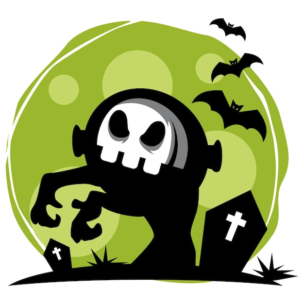 Spooky Halloween Zombie