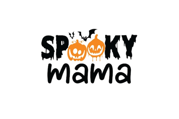 File vettoriale di spooky mama