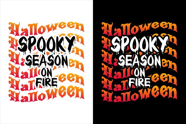 ФУТБОЛКА SPOOKY SEASON ON FIRE