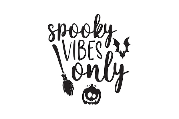 Spooky Vibes alleen vectorbestand