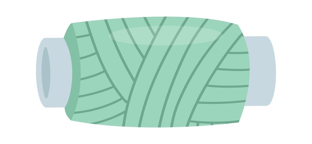 Vettore rocchetto di filo cucito cucito strumento di sartoria illustrazione vettoriale