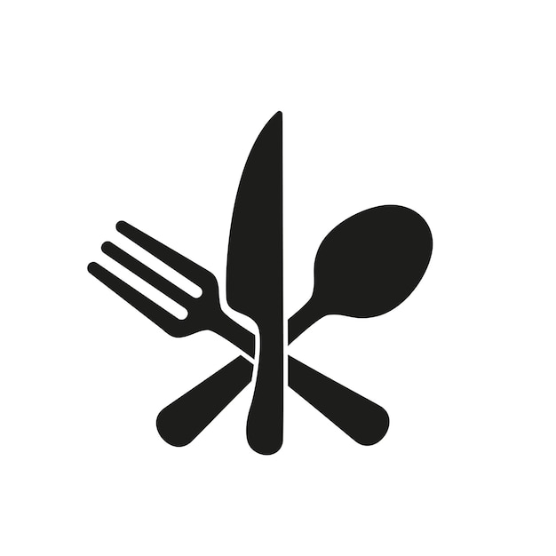 Spoon fork knife Cooking logo