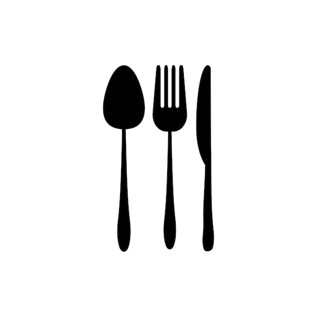 Spoon fork knife logo