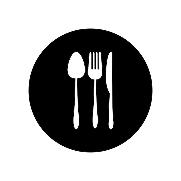 Premium Vector | Spoon fork knife logo