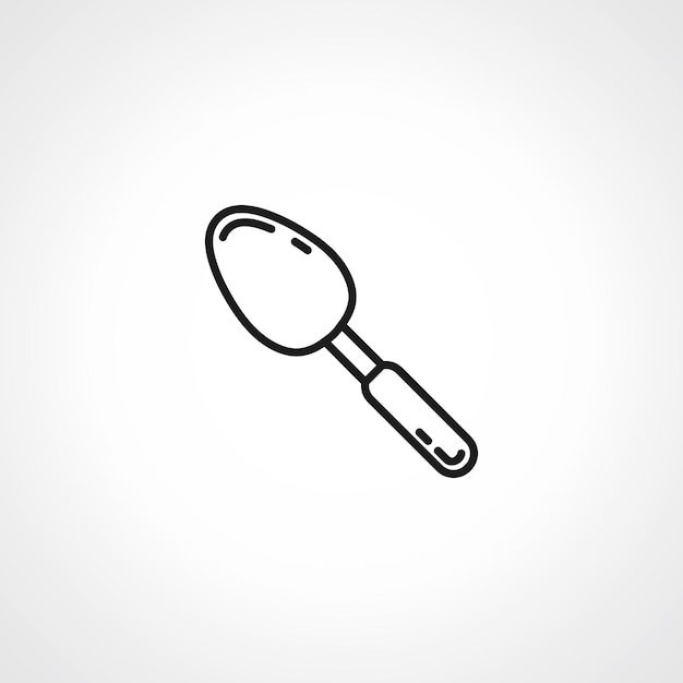 spoon icon spoon linear icon