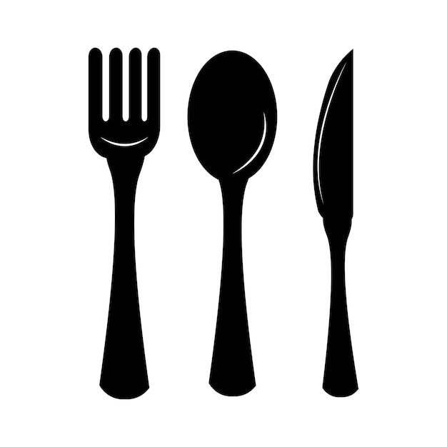 Spoon icon vector design template