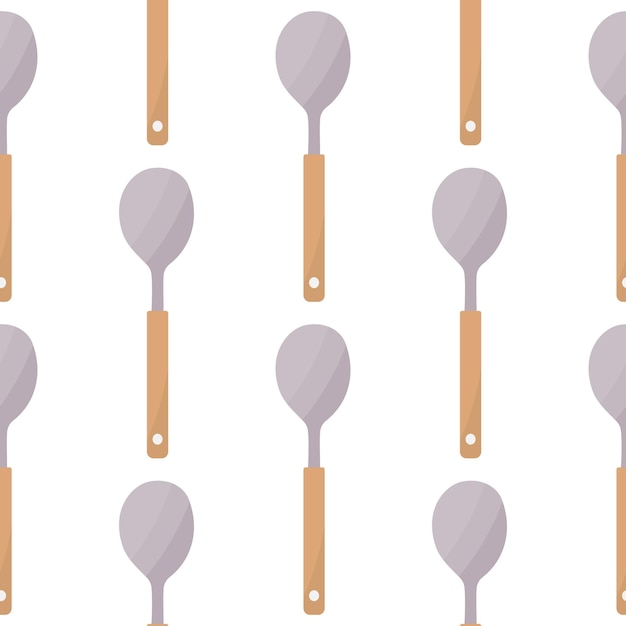 Spoon kitchen food soup cook pattern background