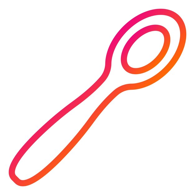 Vector spoon vector icon design illustratie