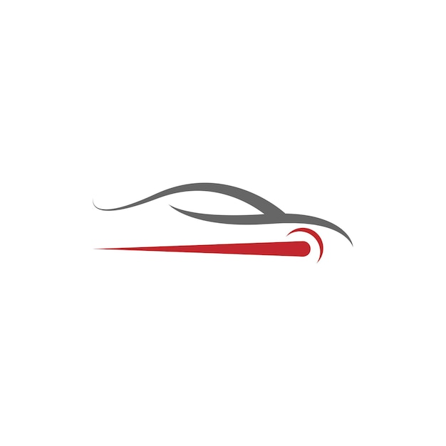 Sport auto logo pictogram sjabloon illustratie