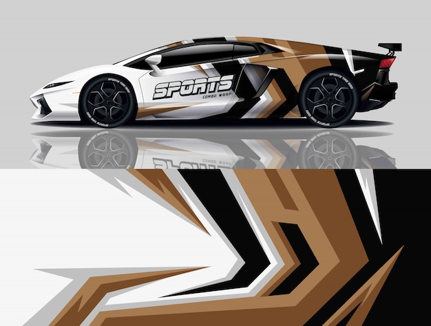 Sport auto sticker wrap