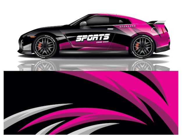 Sport auto sticker wrap