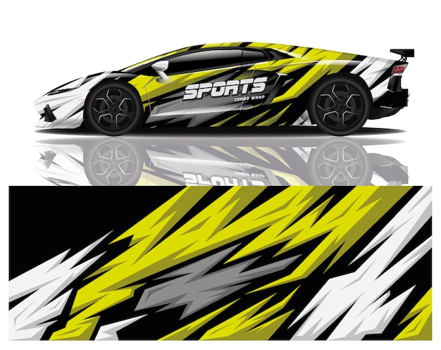 Sport auto sticker wrap