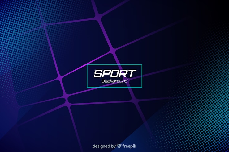 Вектор спортивный фон с абстрактными формами