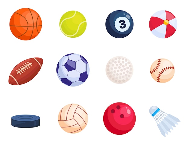 Palline sportive calcio basket tennis biliardo calcio golf baseball pallavolo disco da hockey