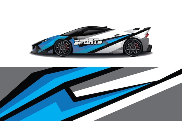 Sport Car Decal  Wrap Design