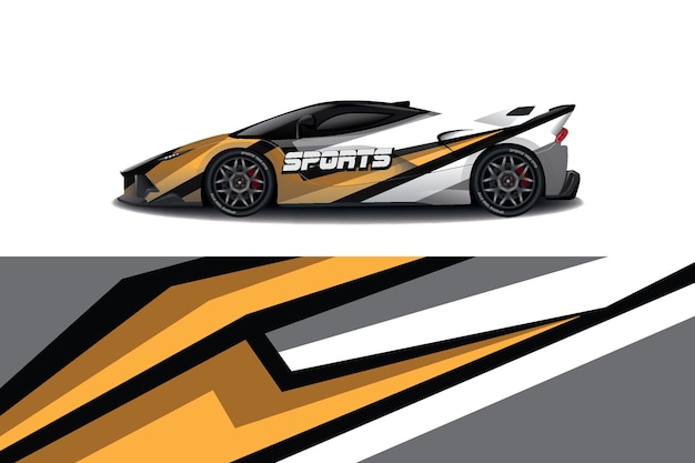 Sport Car Decal  Wrap Design