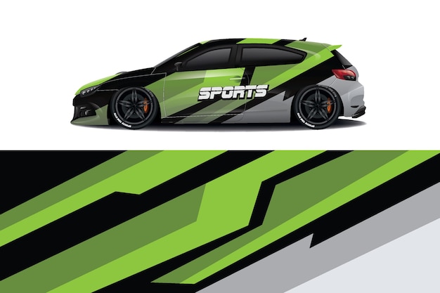 Sport Car Decal  Wrap Design