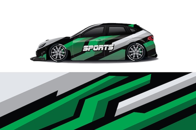 Sport Car Decal  Wrap Design