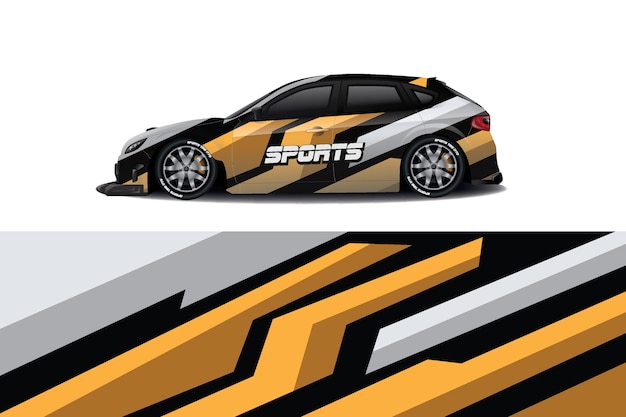 Sport Car Decal  Wrap Design