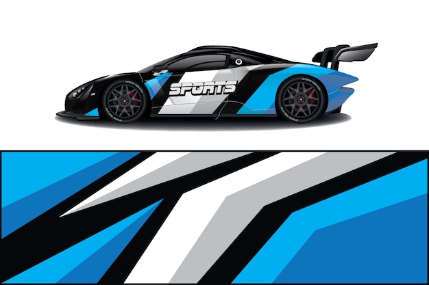 Sport Car Decal  Wrap Design