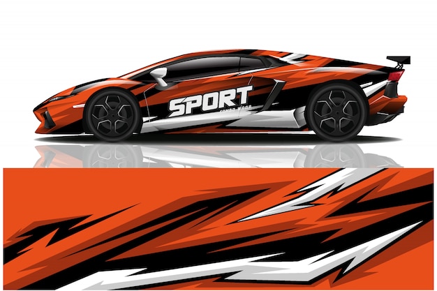 Иллюстрация спортивной машины