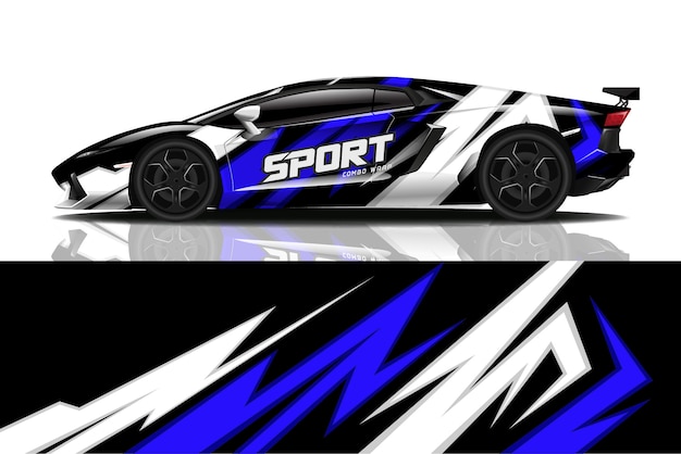 sport car decal wrap 