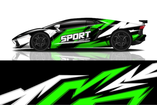 sport car decal wrap 