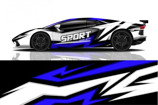 sport car decal wrap 